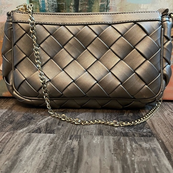 Jules Kae gold shoulder bag NWT - Picture 1 of 7